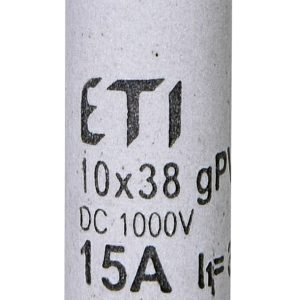 CH 10×38 gPV 15A 1500V (10kA) fuse