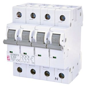 Automatic switch ETIMAT 6 3p+N C 63A