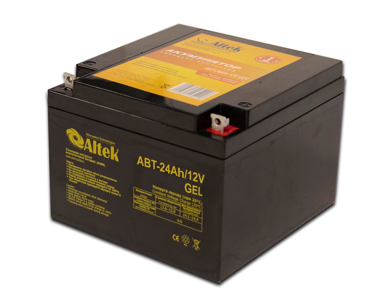 ALTEK ABT 24Ah 12V GEL battery