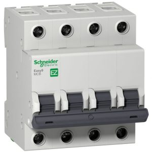 Schneider Electric Автоматичний вимикач Easy9, 63А, 4p, крива C
