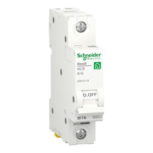 Schneider Electric Автоматичний вимикач Resi9, 16A, 1p, крива B, 6 кА