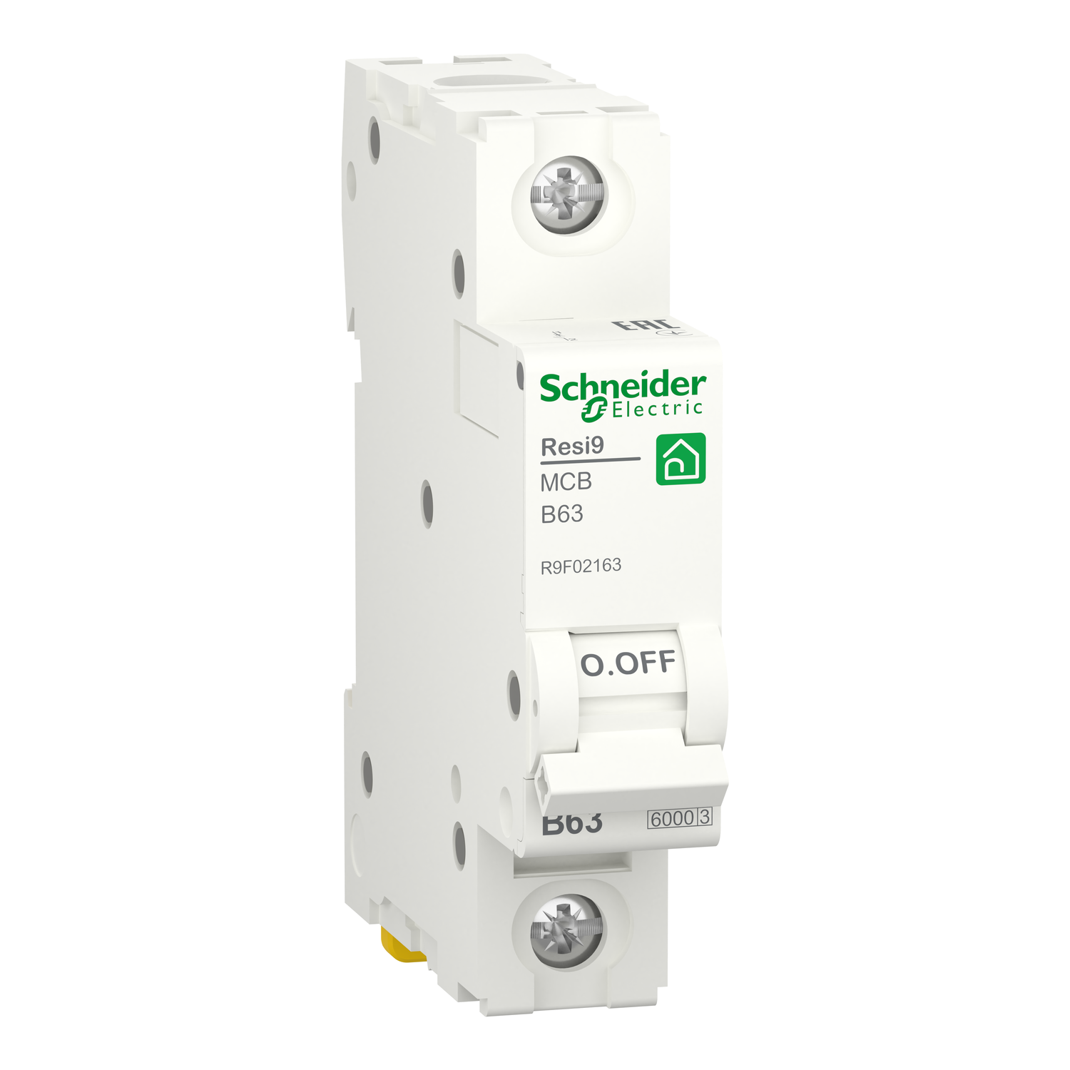 Schneider Electric Автоматичний вимикач Resi9, 63А, 1p, крива B, 6 кА