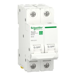 Schneider Electric Автоматичний вимикач Resi9, 32А, 2p, крива В, 6 кА