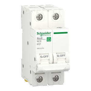 Schneider Electric Автоматичний вимикач Resi9, 50А, 2p, крива В, 6 кА