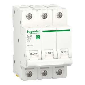 Schneider Electric Автоматичний вимикач Resi9, 32А, 3p, крива В, 6 кА