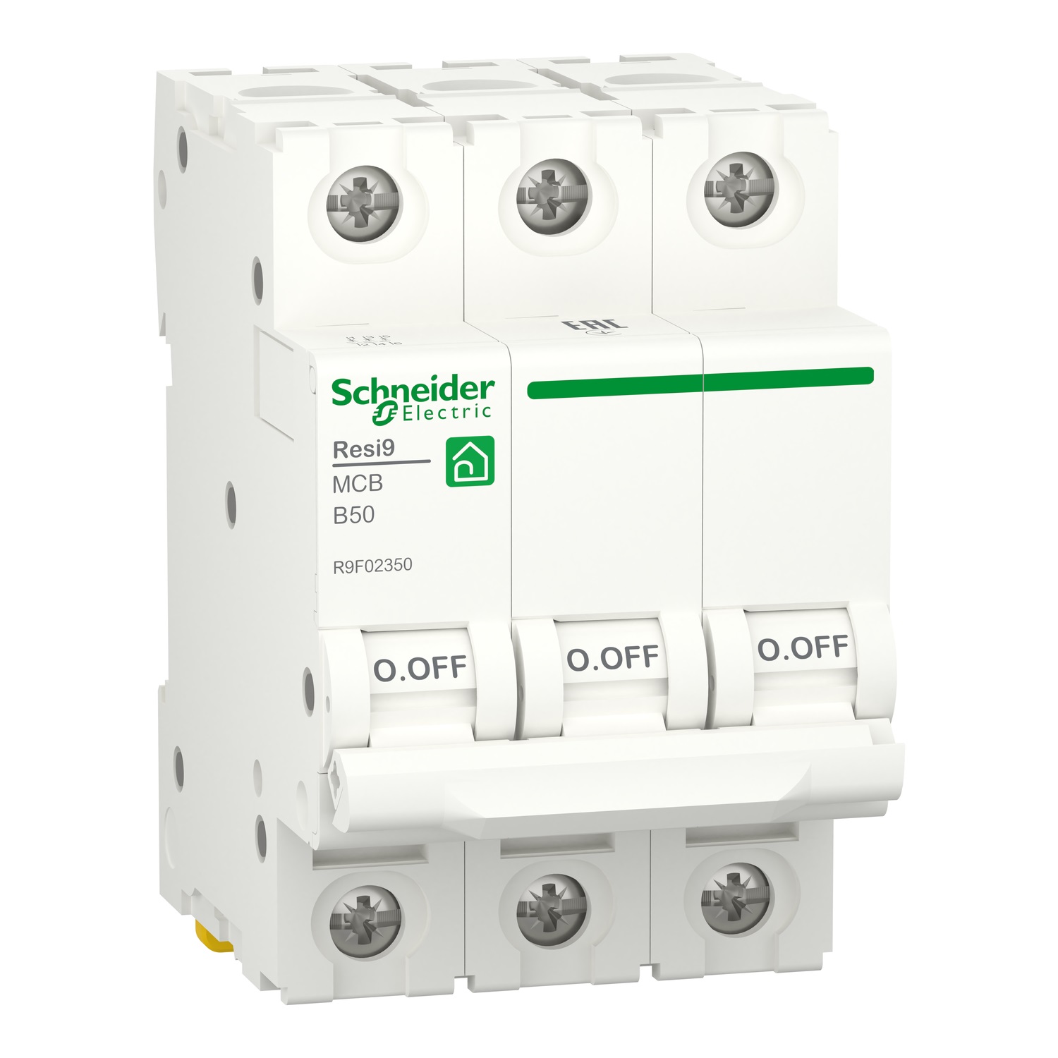 Schneider Electric Автоматичний вимикач Resi9, 50А, 3p, крива В, 6 кА