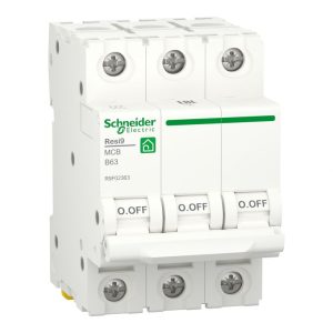 Schneider Electric Автоматичний вимикач Resi9, 63А, 3p, крива В, 6 кА
