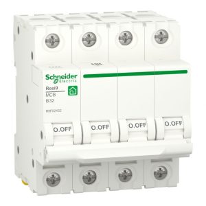 Schneider Electric Автоматичний вимикач Resi9, 32А, 4p, крива В, 6 кА