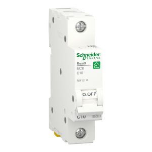 Schneider Electric Автоматичний вимикач Resi9, 10А, 1p, крива C, 6 кА