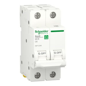 Schneider Electric Автоматичний вимикач Resi9, 6A, 2p, крива C, 6 кА