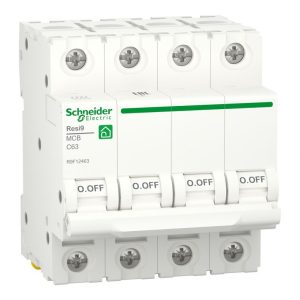 Schneider Electric Автоматичний вимикач Resi9, 63А, 4p, крива C, 6 кА