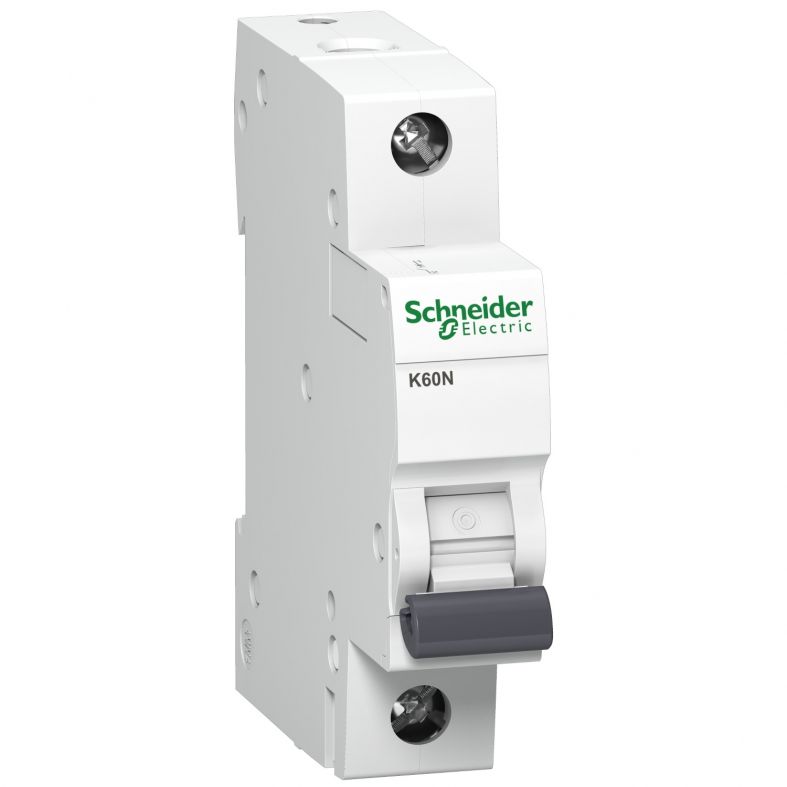 Schneider Electric Автоматичний вимикач Acti9 K60N, 1P, 63A, крива C, 6 кА