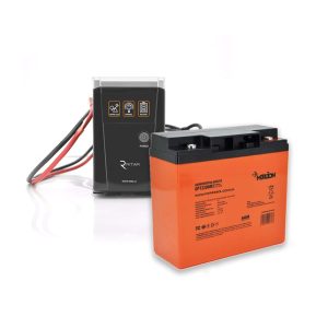 RITAR RTSW-500 LED UPS Kit with MERLION AGM 12V 40 Ah Battery