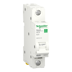Schneider Electric Автоматичний вимикач Resi9, 20А, 1p, крива В, 6 кА