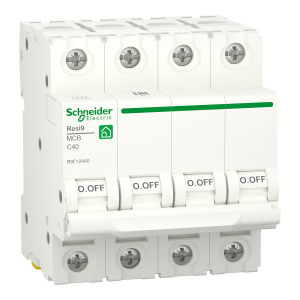 Schneider Electric Автоматичний вимикач Resi9, 40А, 4p, крива C, 6 кА